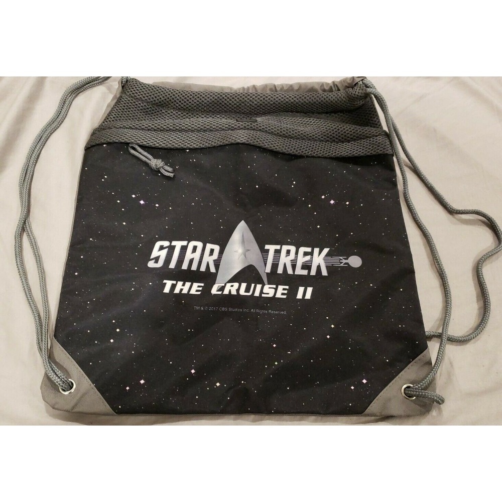 Star Trek The Cruise II Drawstring Backpack Bag Space Stars